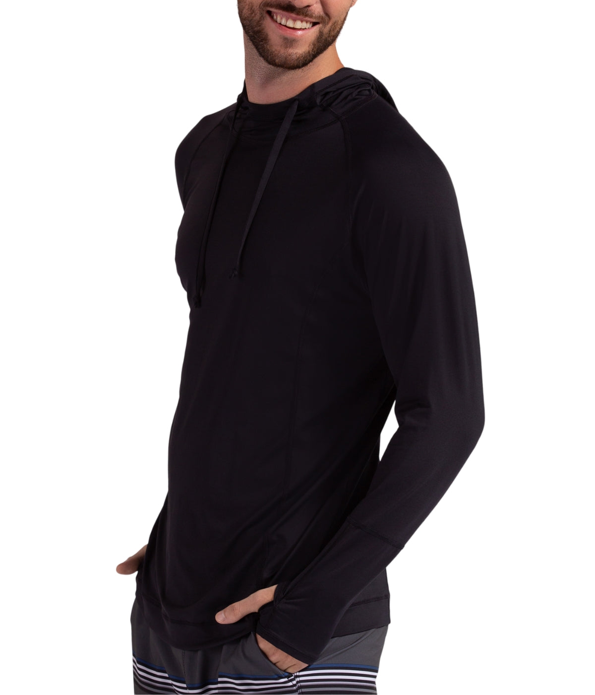  BloqUV BloqUV UPF 50+ Sun Protection Unisex Hoodie - Black - Bonton