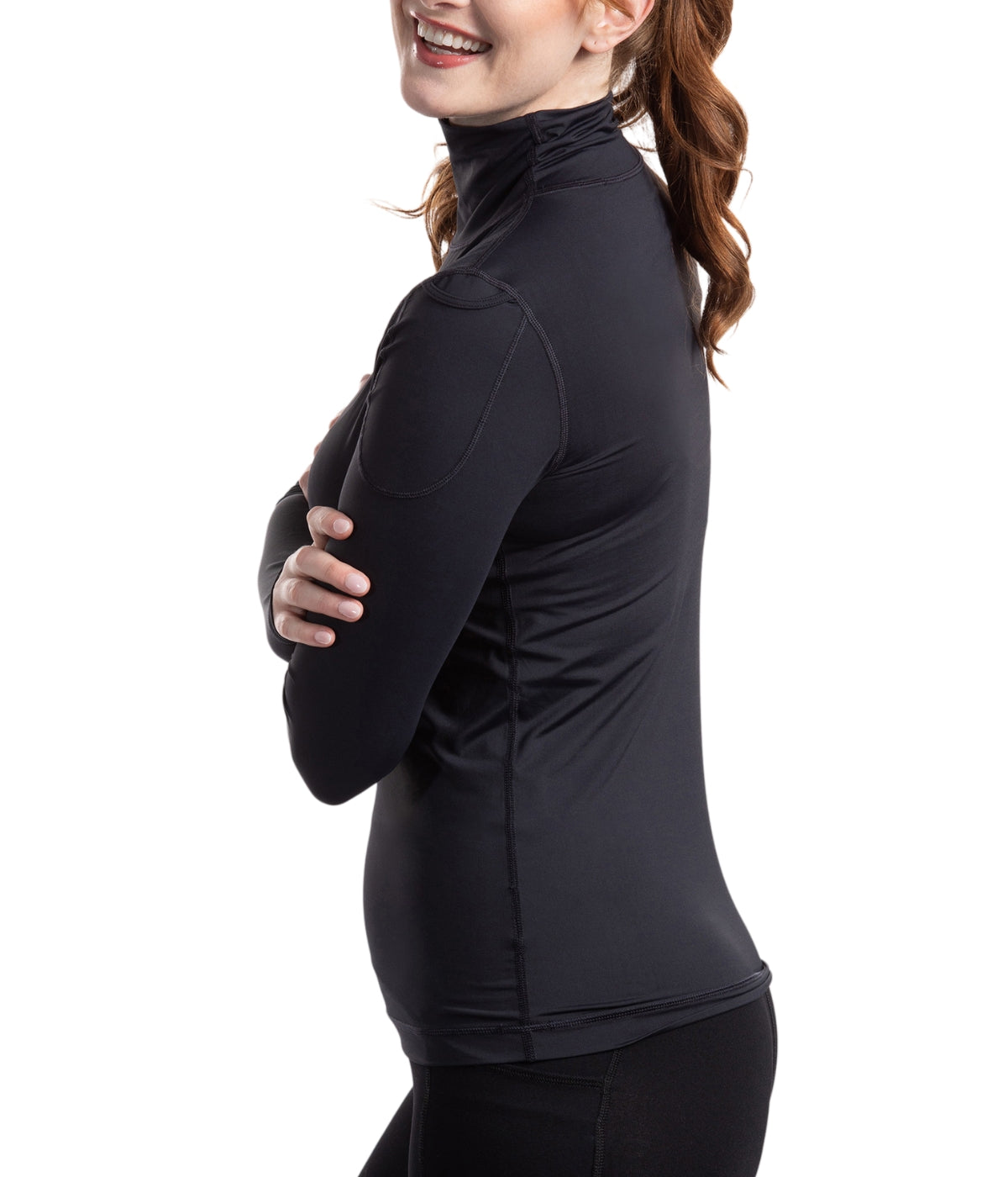  BloqUV BloqUV Women's UPF 50+ Sun Protection Turtleneck Top - Black - Bonton