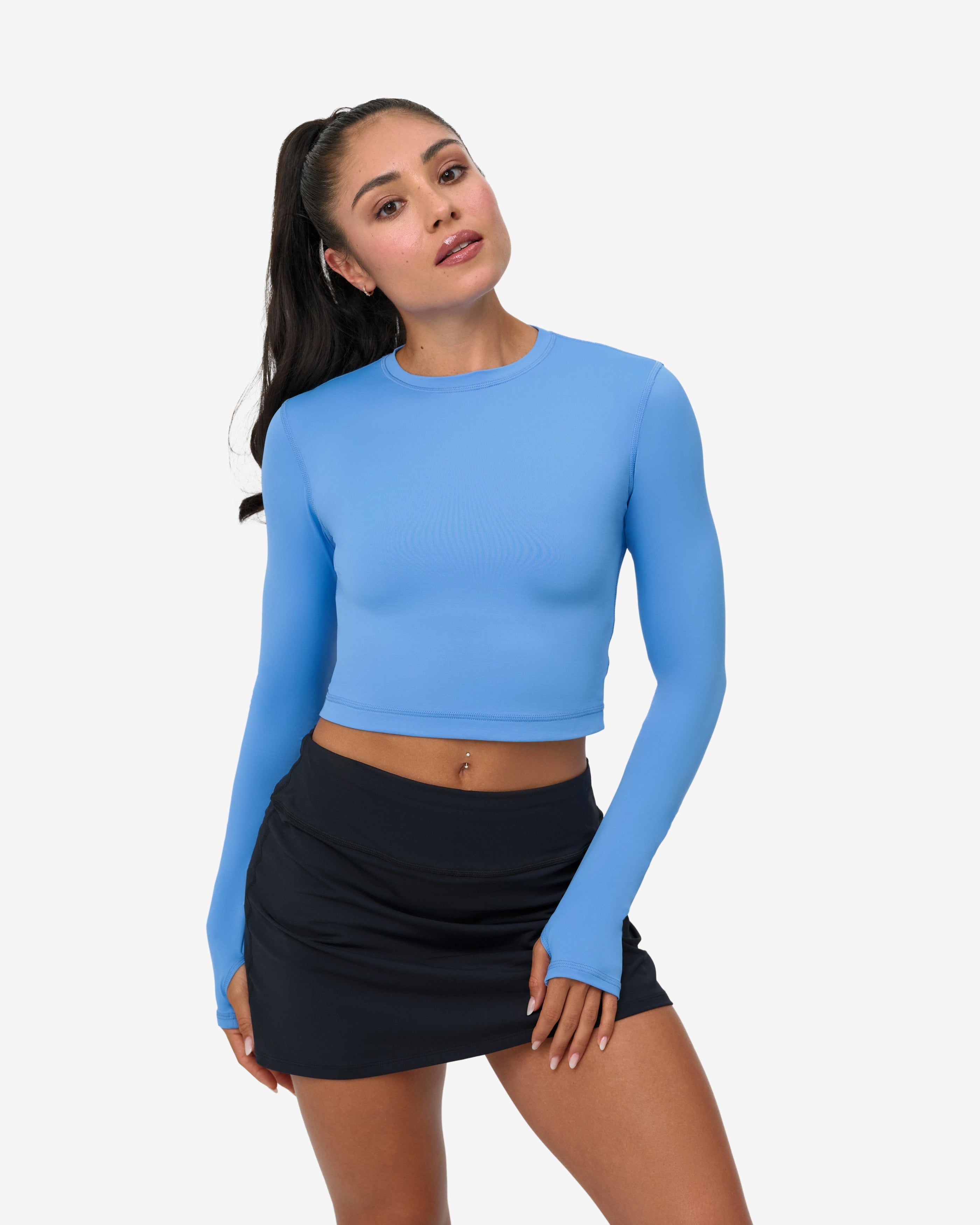  BloqUV WOMEN'S EVERYDAY CROP TOP (4015) - Black - Bonton