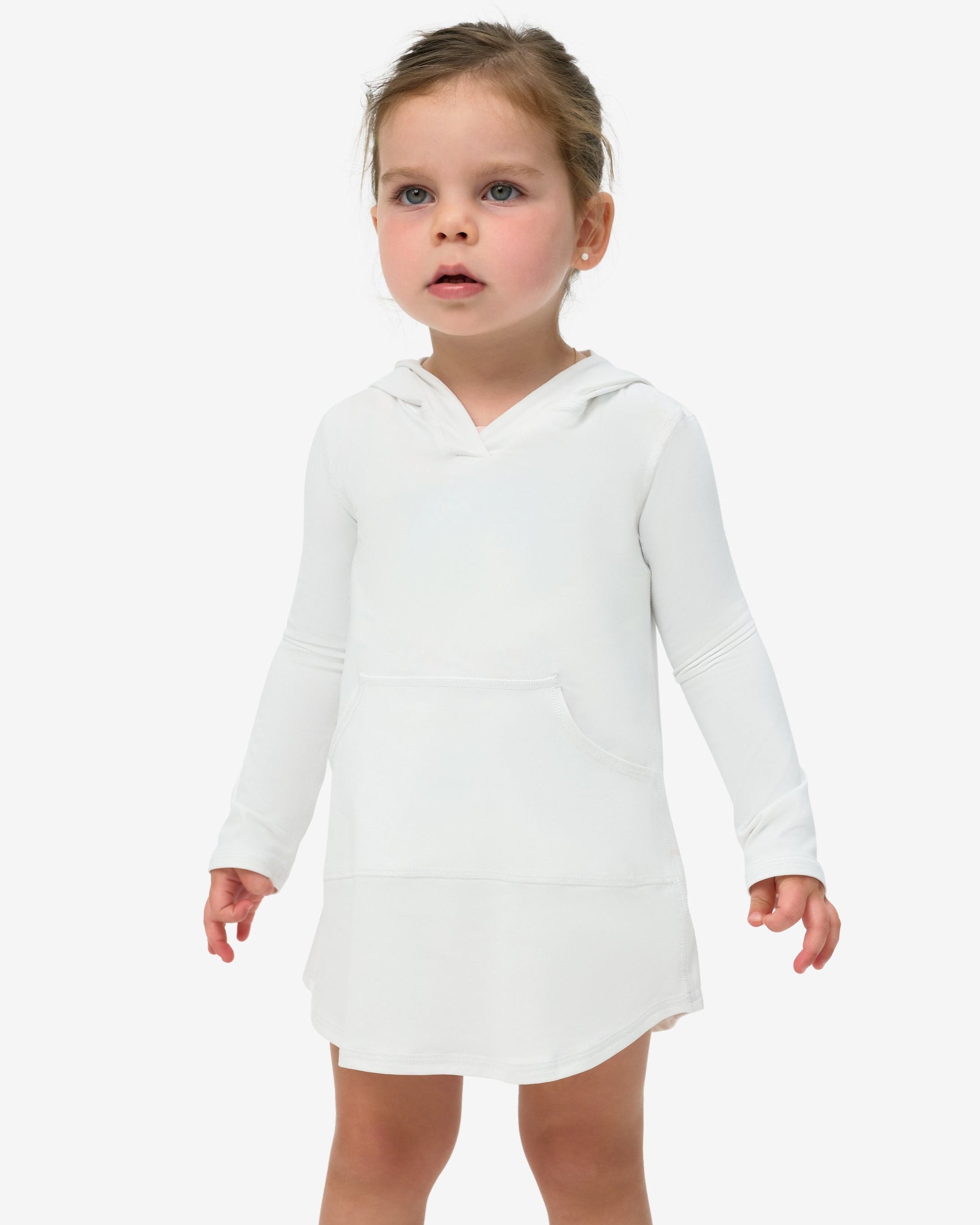  BloqUV TODDLERS HOODIE DRESS (1009T) - Navy - Bonton