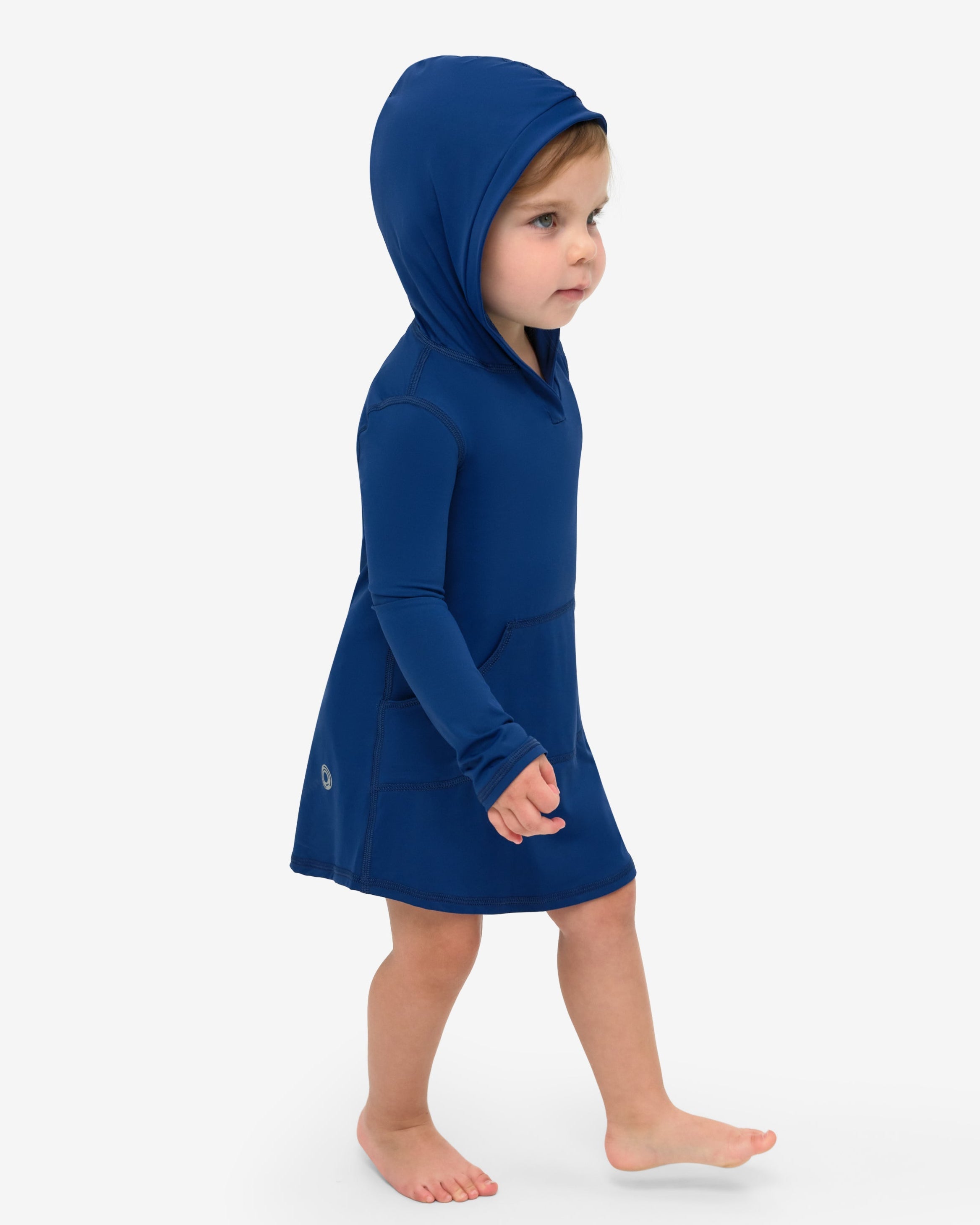  BloqUV TODDLERS HOODIE DRESS (1009T) - Navy - Bonton