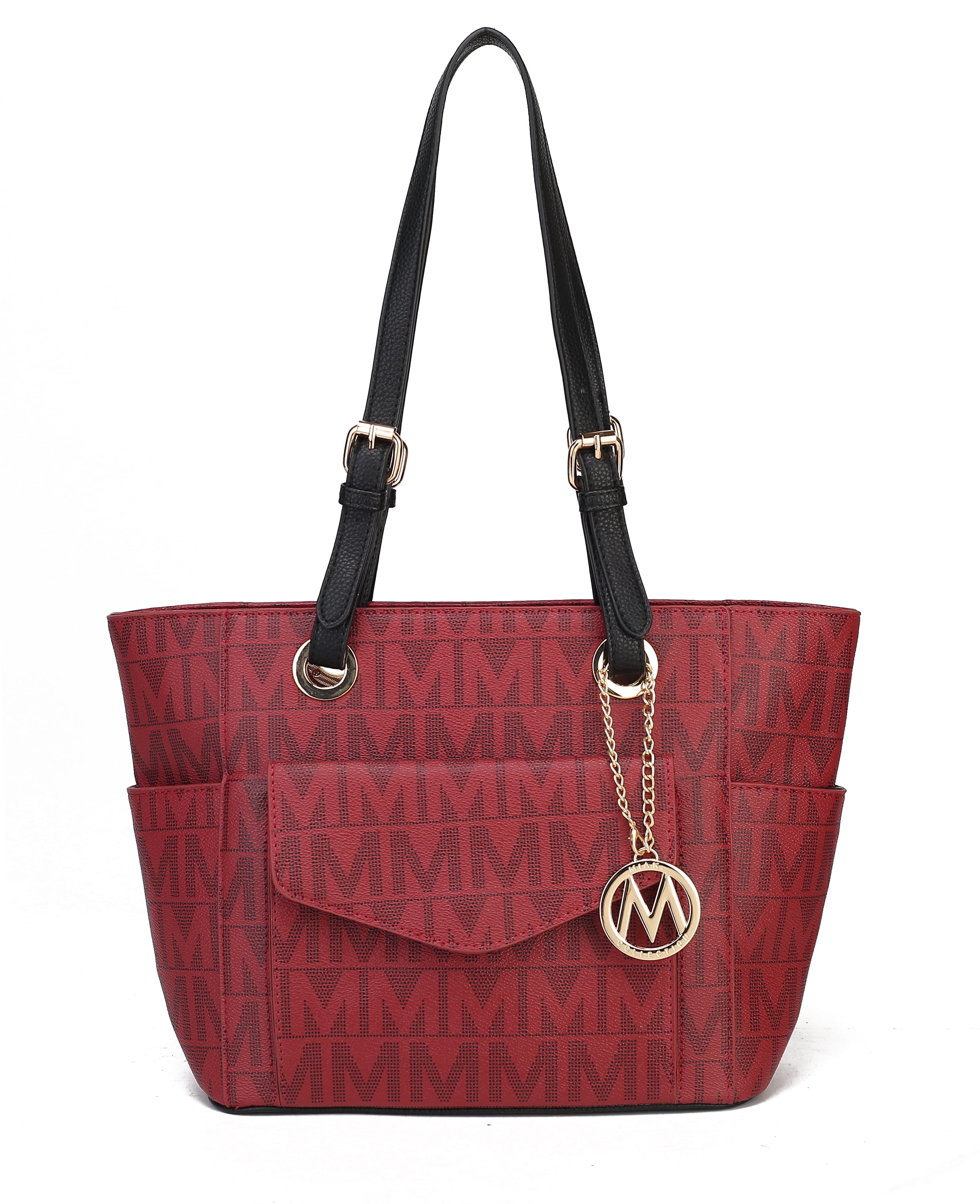  MKF Collection Griselda Signature Tote Bag - Red - Bonton