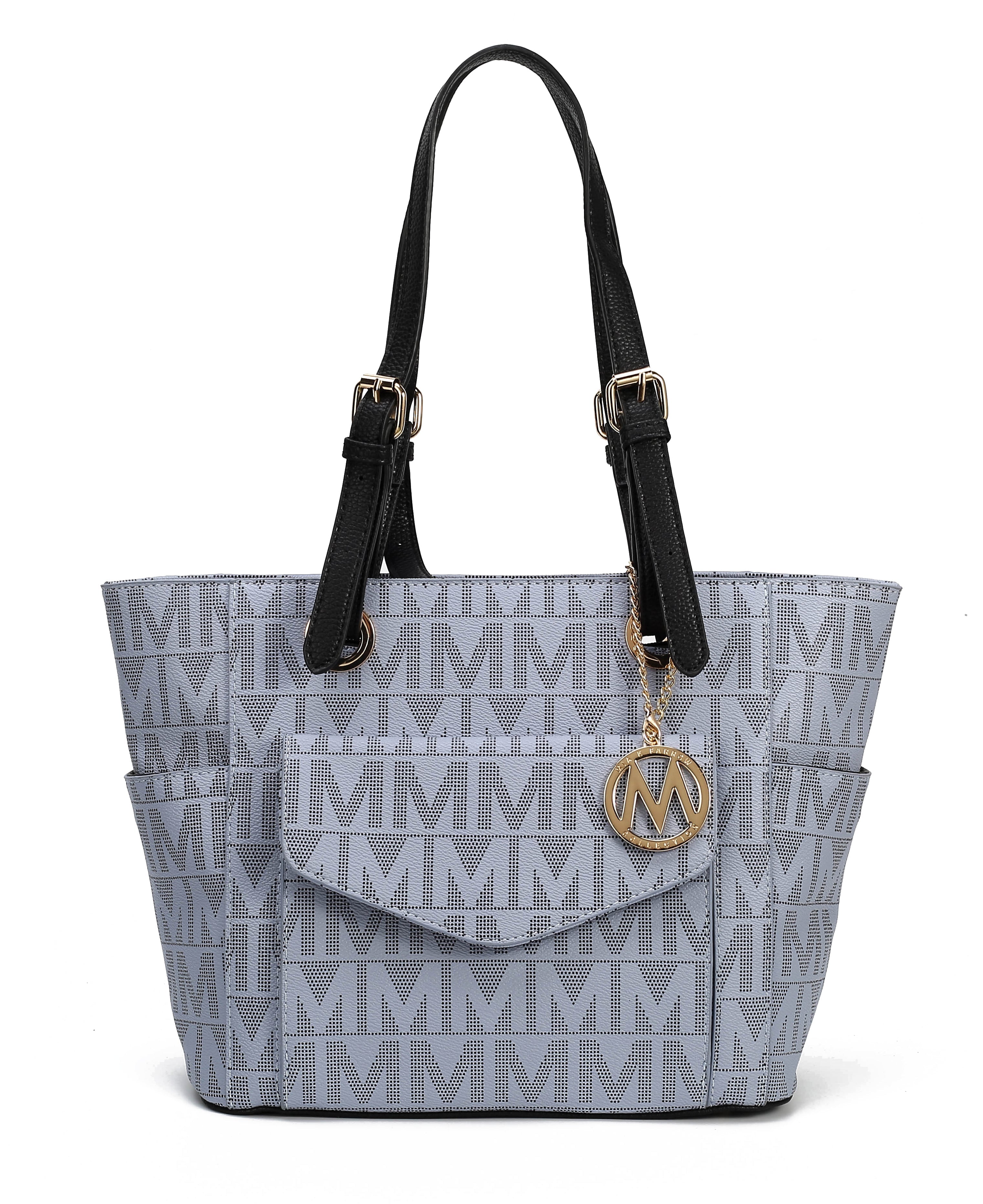  MKF Collection Griselda Signature Tote Bag - Beige - Bonton