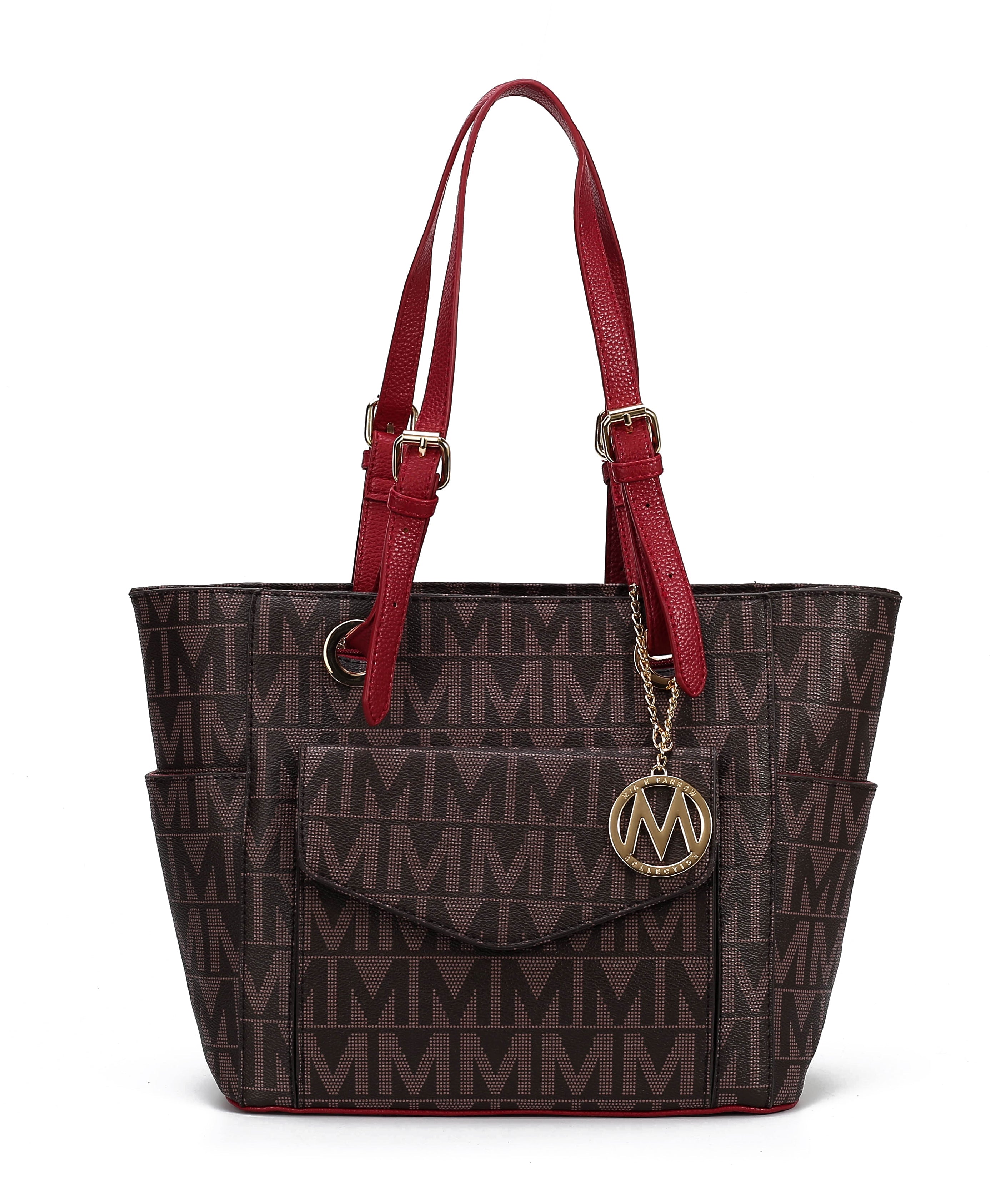  MKF Collection Griselda Signature Tote Bag - Red - Bonton