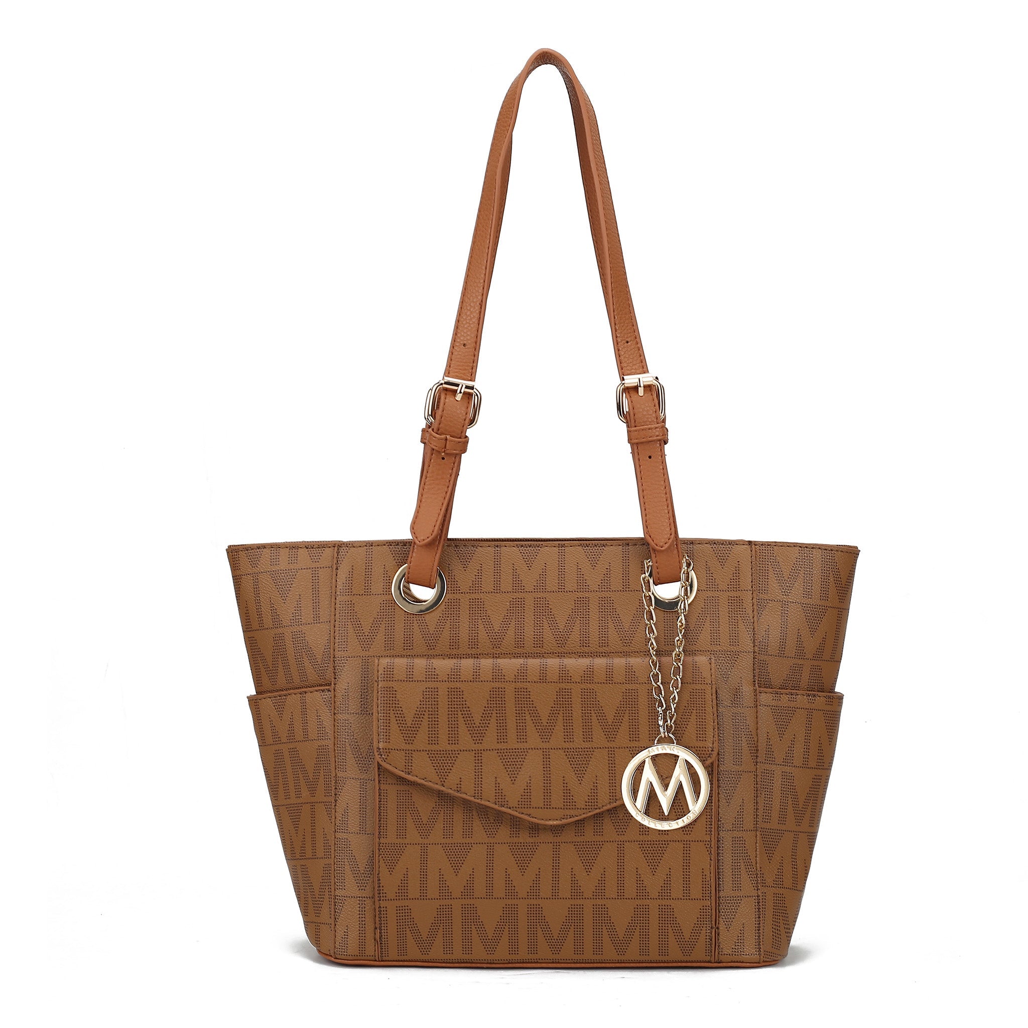  MKF Collection Griselda Signature Tote Bag - Beige - Bonton