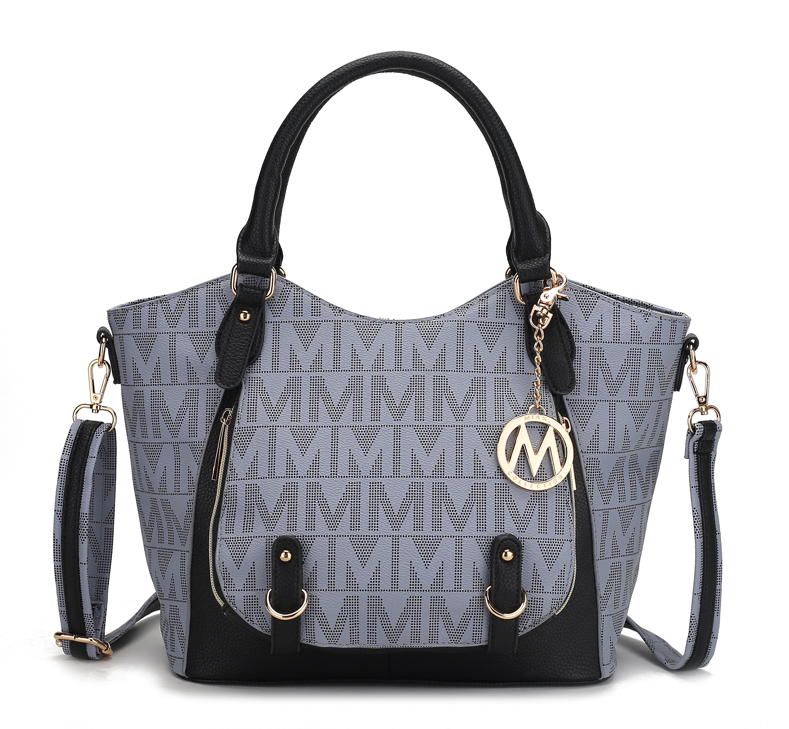  MKF Collection Fula Signature Shoulder Bag - Burgundy - Bonton