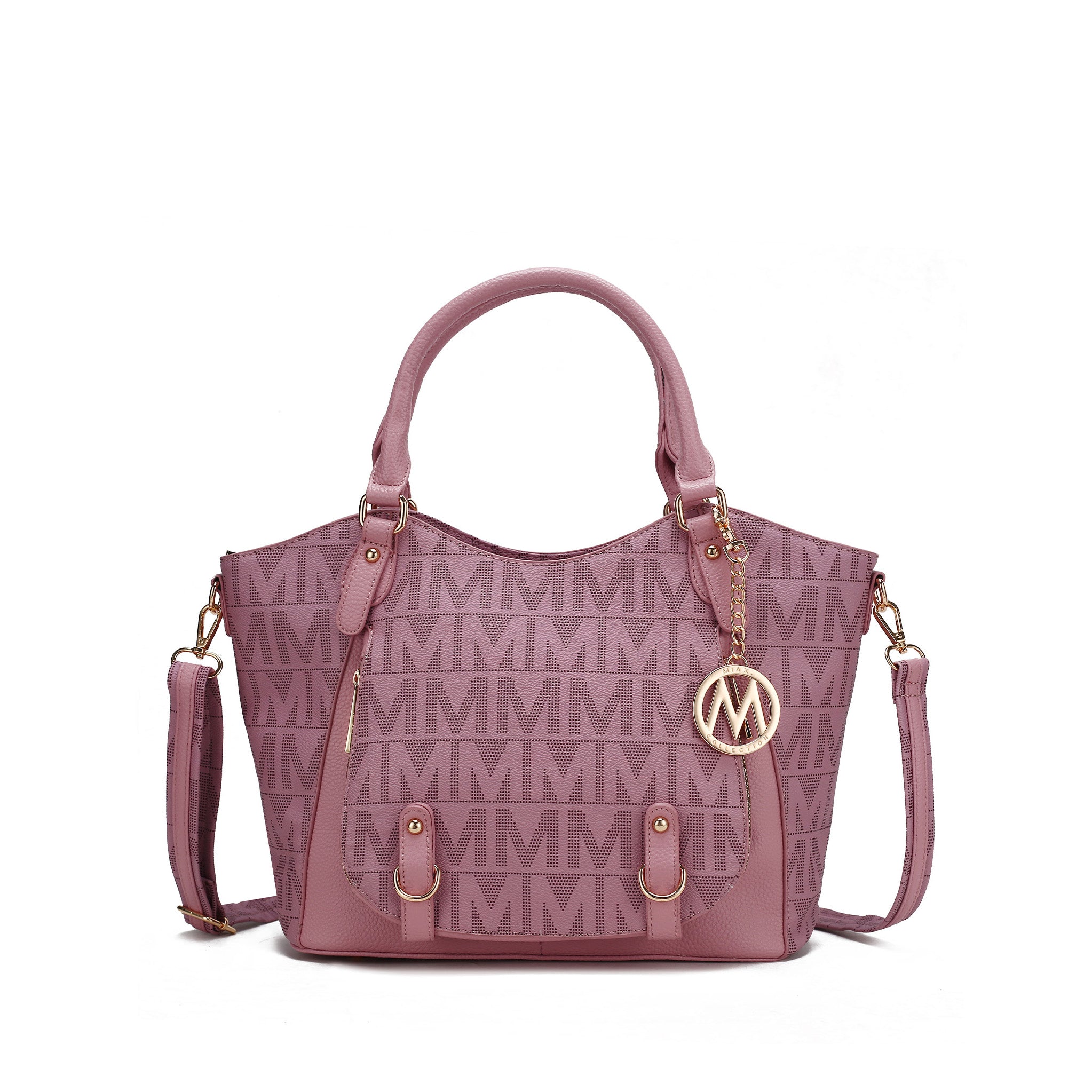  MKF Collection Fula Signature Shoulder Bag - Burgundy - Bonton