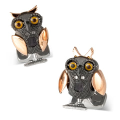 Mechanical Owl Cufflinks