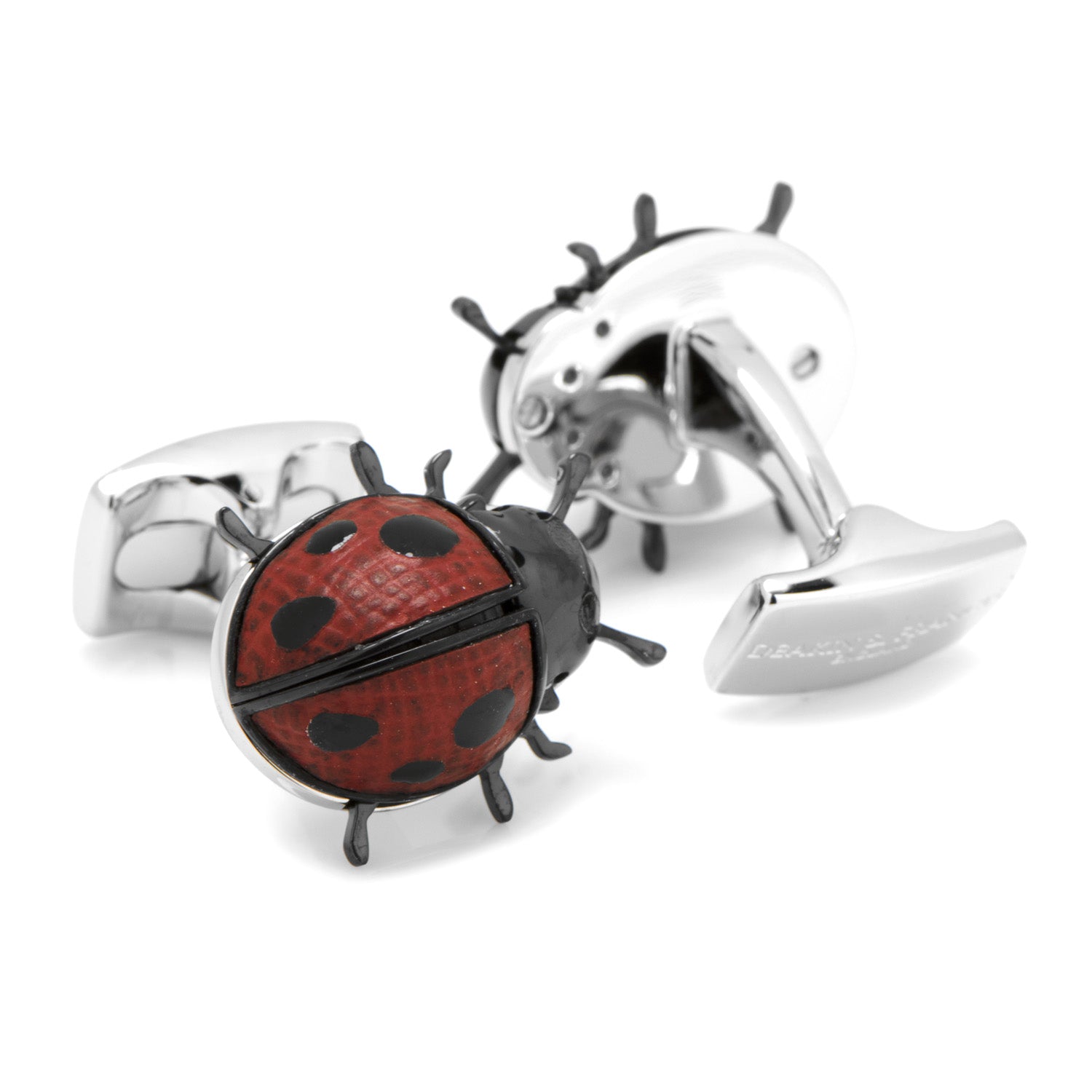  Cufflinks Moving Ladybug Cufflinks - Default Title - Bonton