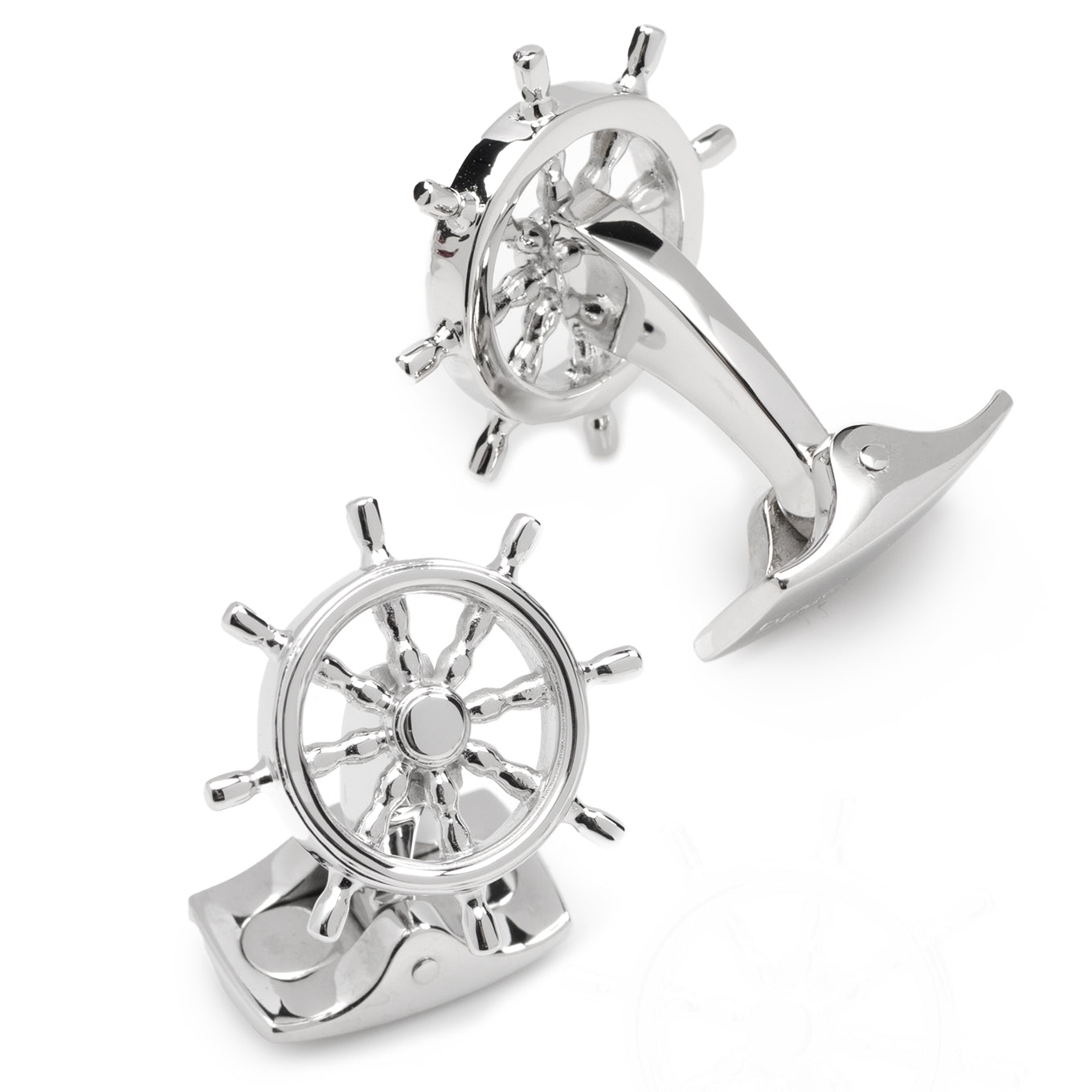  Cufflinks Ships Wheel Cufflinks - Default Title - Bonton