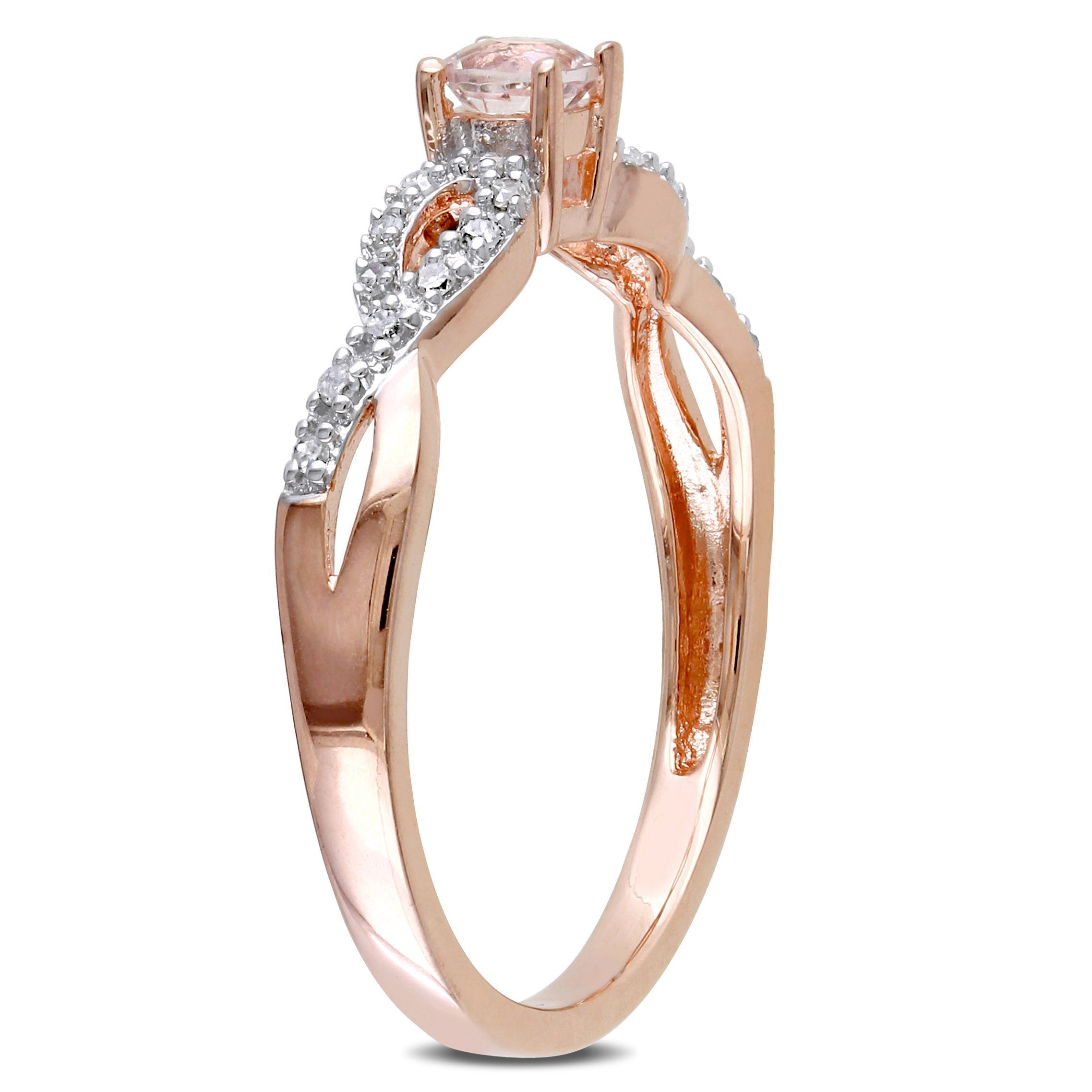  Studio Works Diamond Infinity Ring - Pink - Bonton