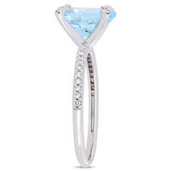 Sky Blue Topaz Ring