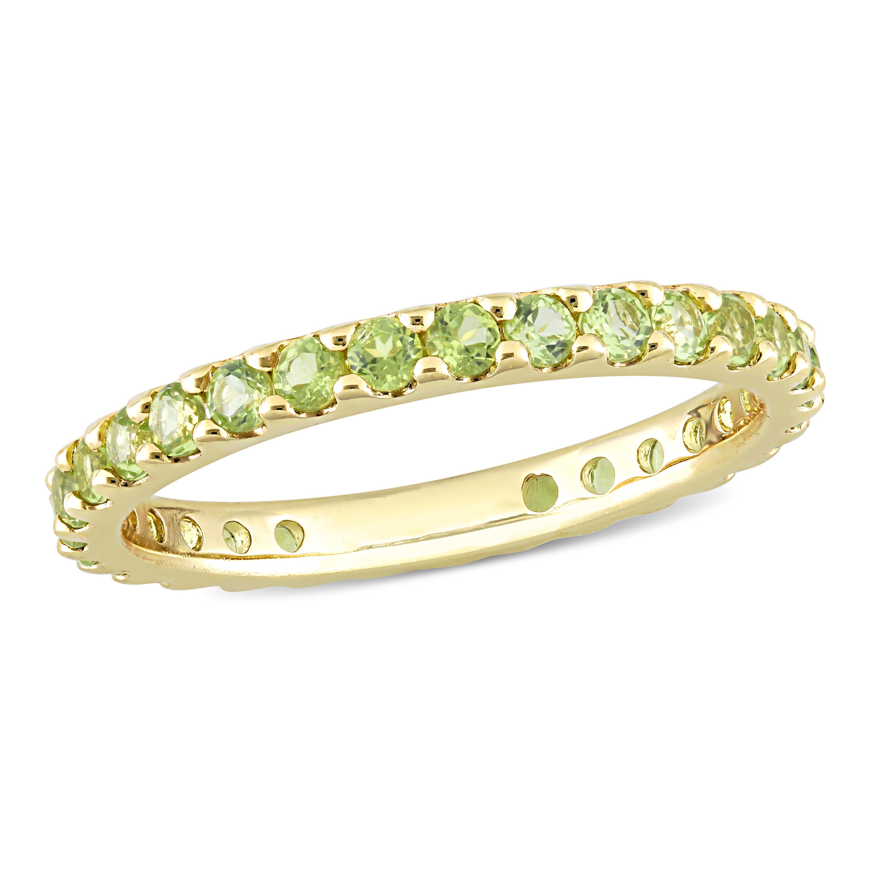  Studio Works Peridot Eternity Ring - Green - Bonton