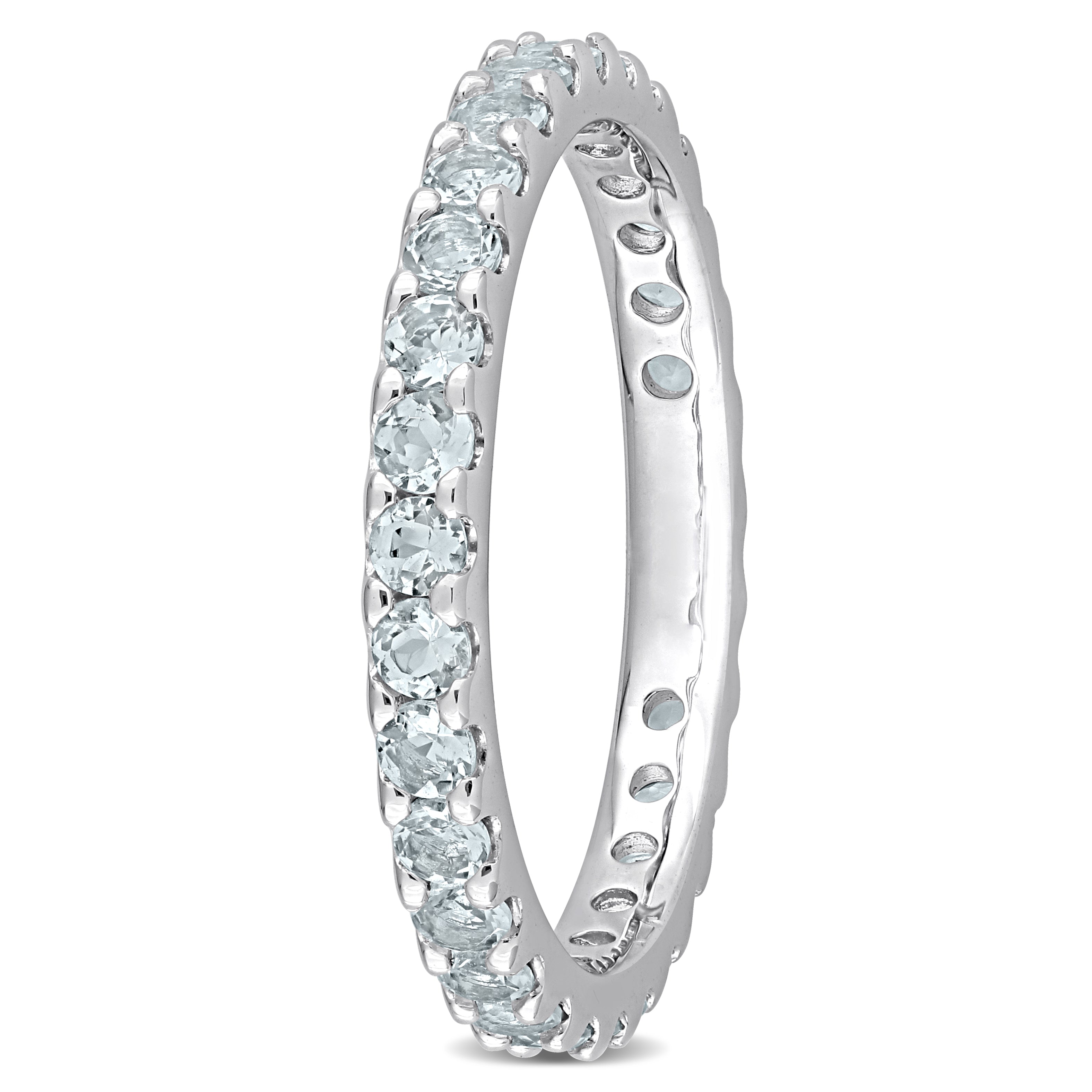  Studio Works Aquamarine Eternity Ring - Blue - Bonton