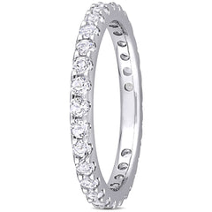 White Topaz Eternity Ring