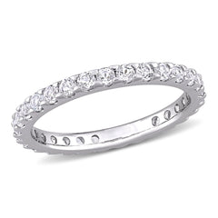 White Topaz Eternity Ring