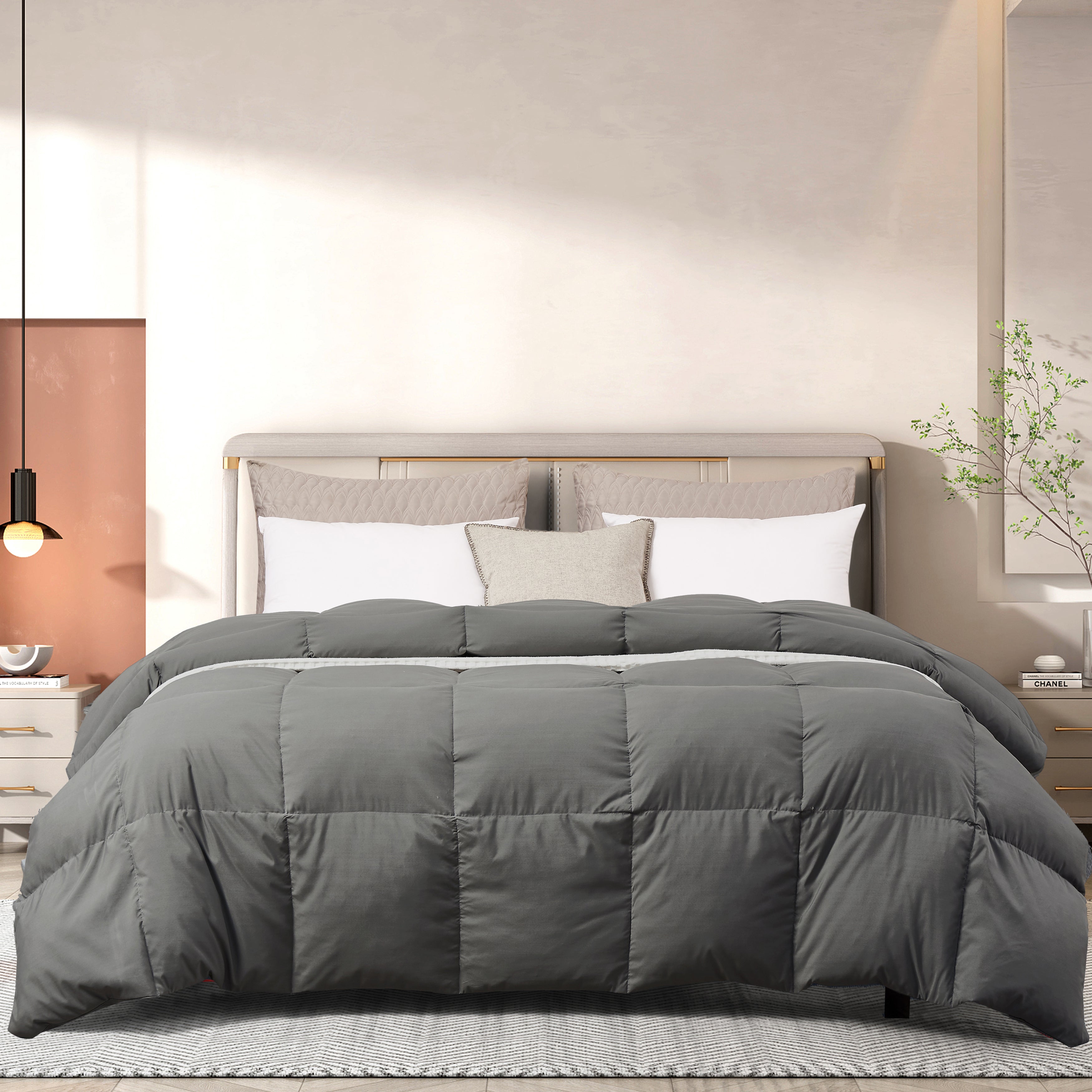  Beautyrest All Season Comforter - Blue - Bonton