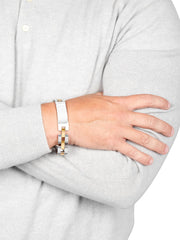 Men's Two Tone ID Bracelet