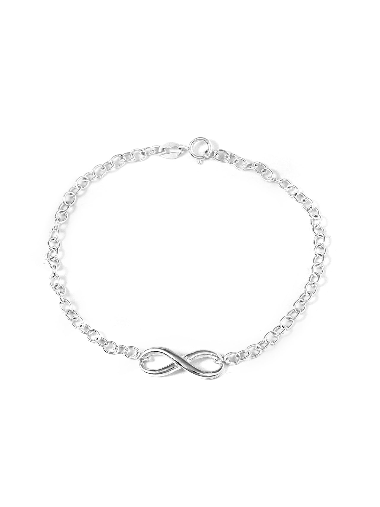  Relativity Silver Infinity Bracelet - Silver - Bonton