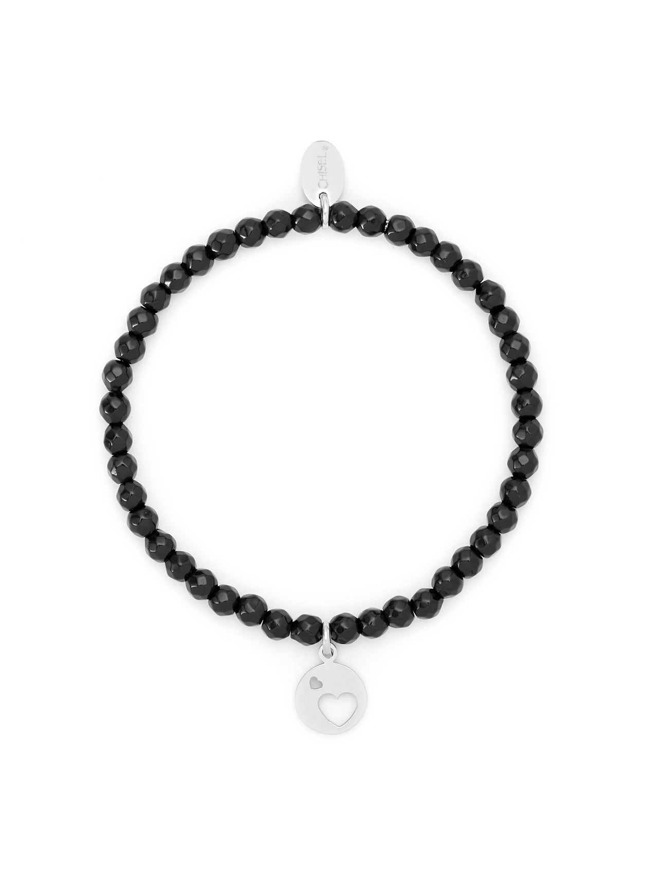  Relativity Black Heart Jade Bracelet - Black - Bonton