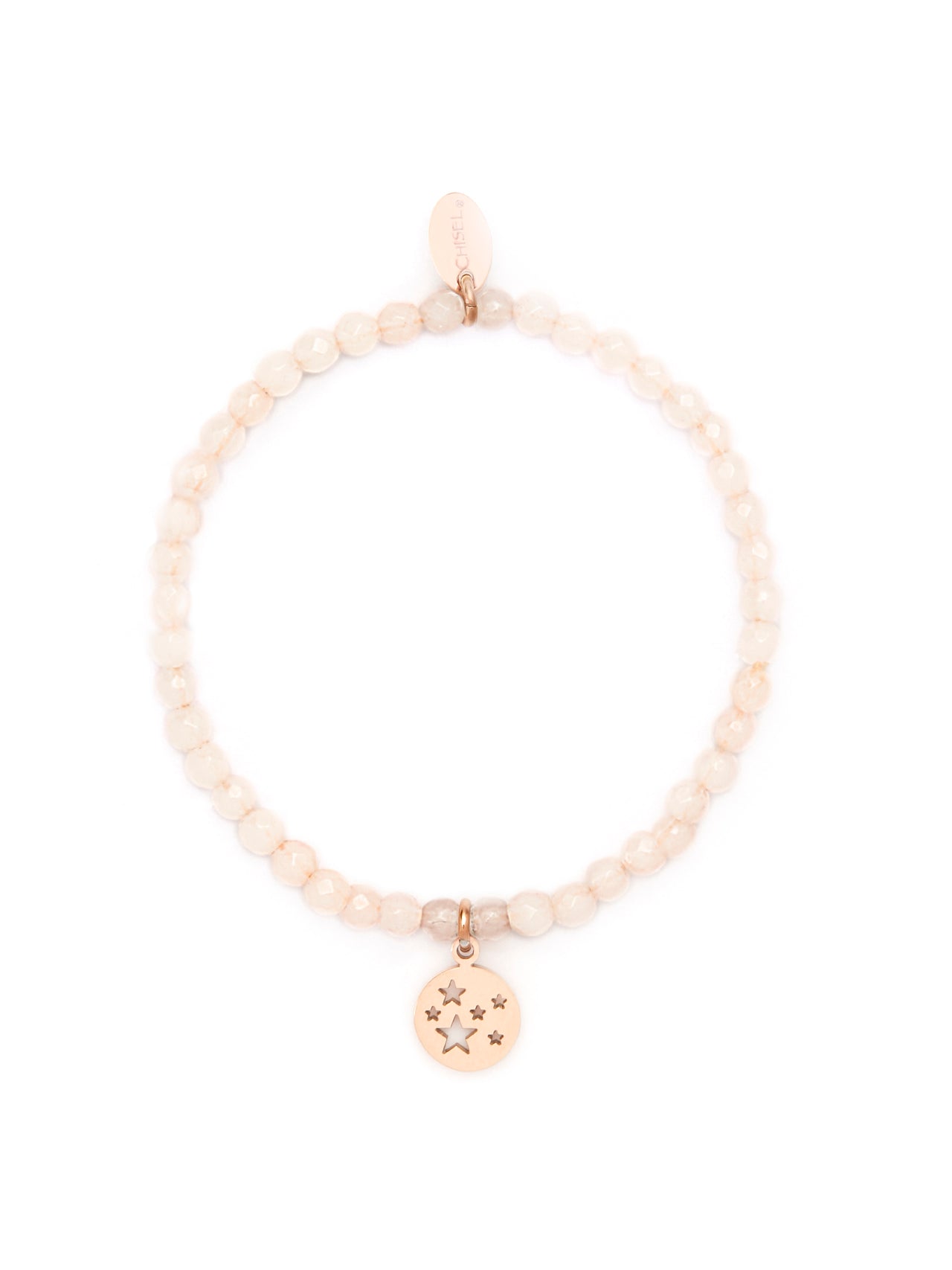  Relativity Pink Star White Jade Bracelet - Pink - Bonton