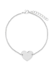 Sterling Silver Heart Bracelet