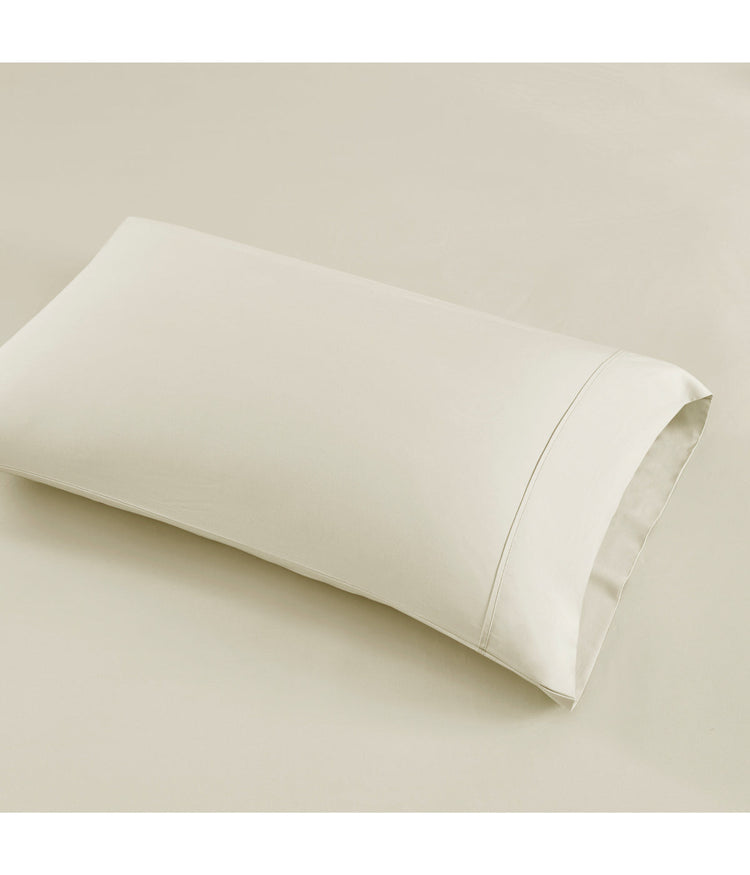 1000 Thread Count HeiQ Smart Temperature Cotton Blend 4 Piece Sheet Set Ivory