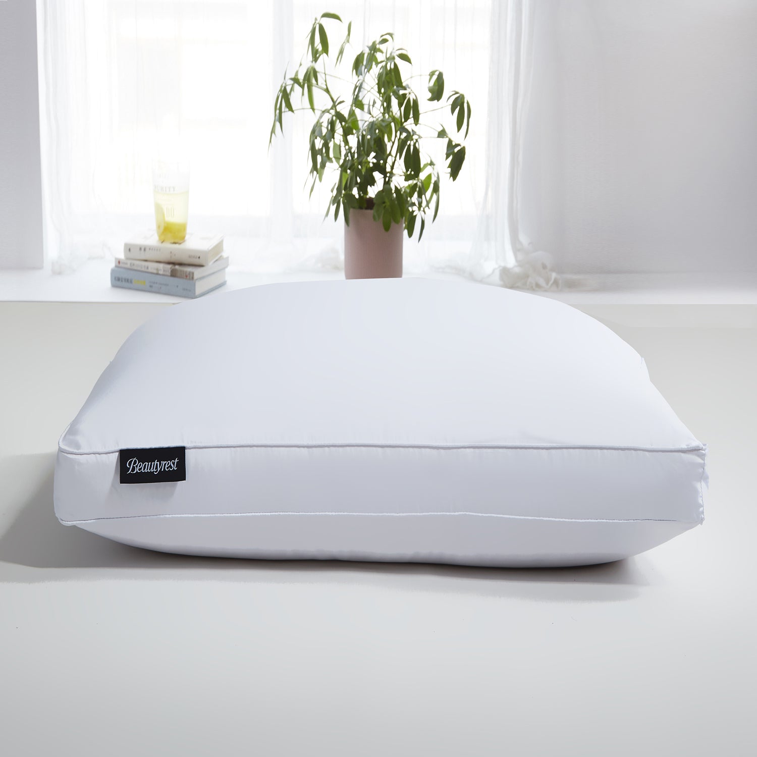  Beautyrest Side Sleeper Firm Pillow - White - Bonton