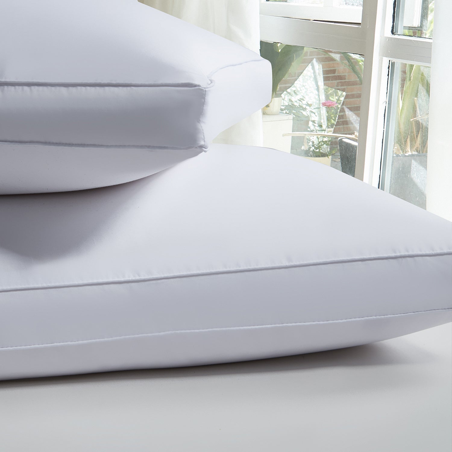  Beautyrest Side Sleeper Firm Pillow - White - Bonton