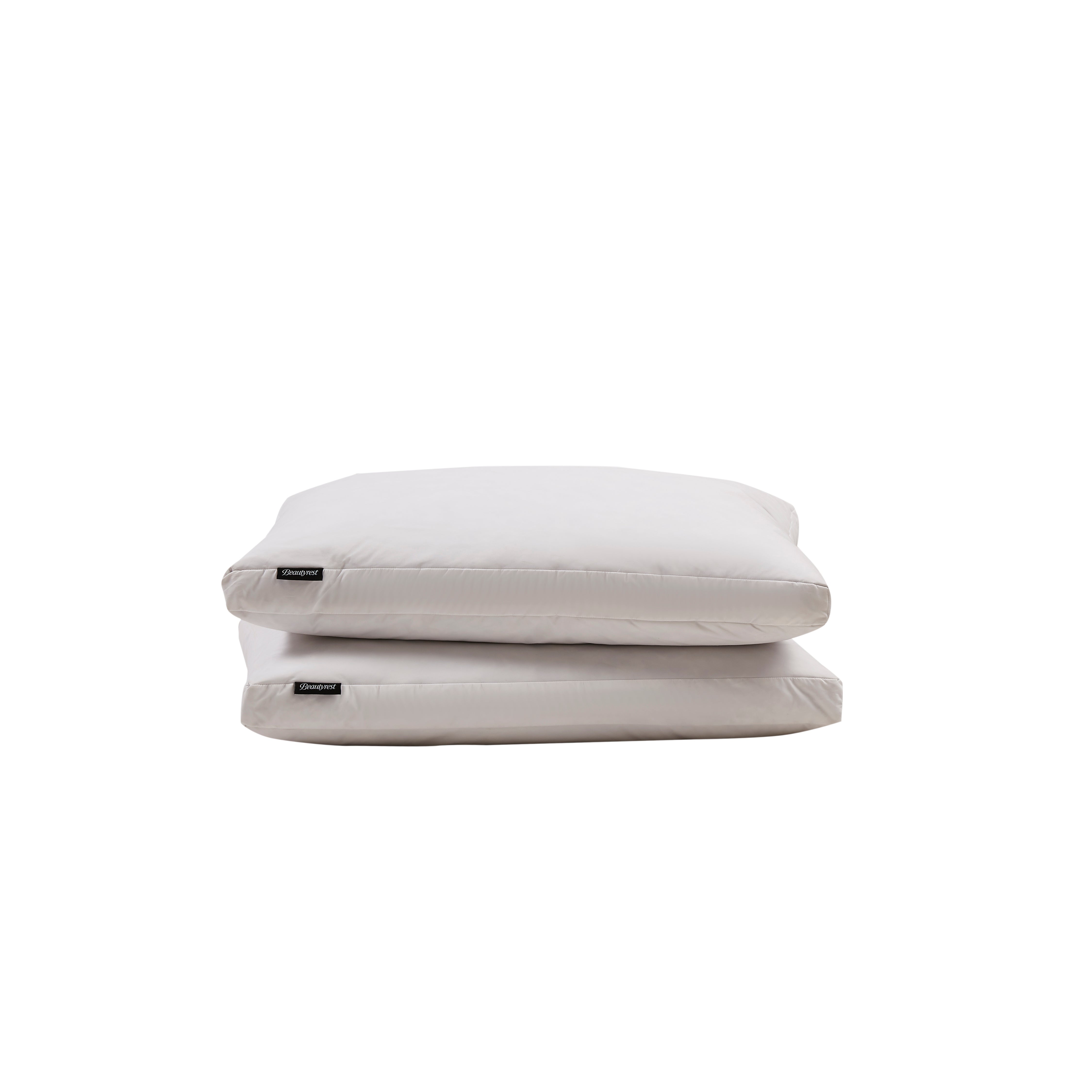  Beautyrest Microfiber Medium Firm Gusset Feather & Down Pillow - 2 Pack - White - Bonton