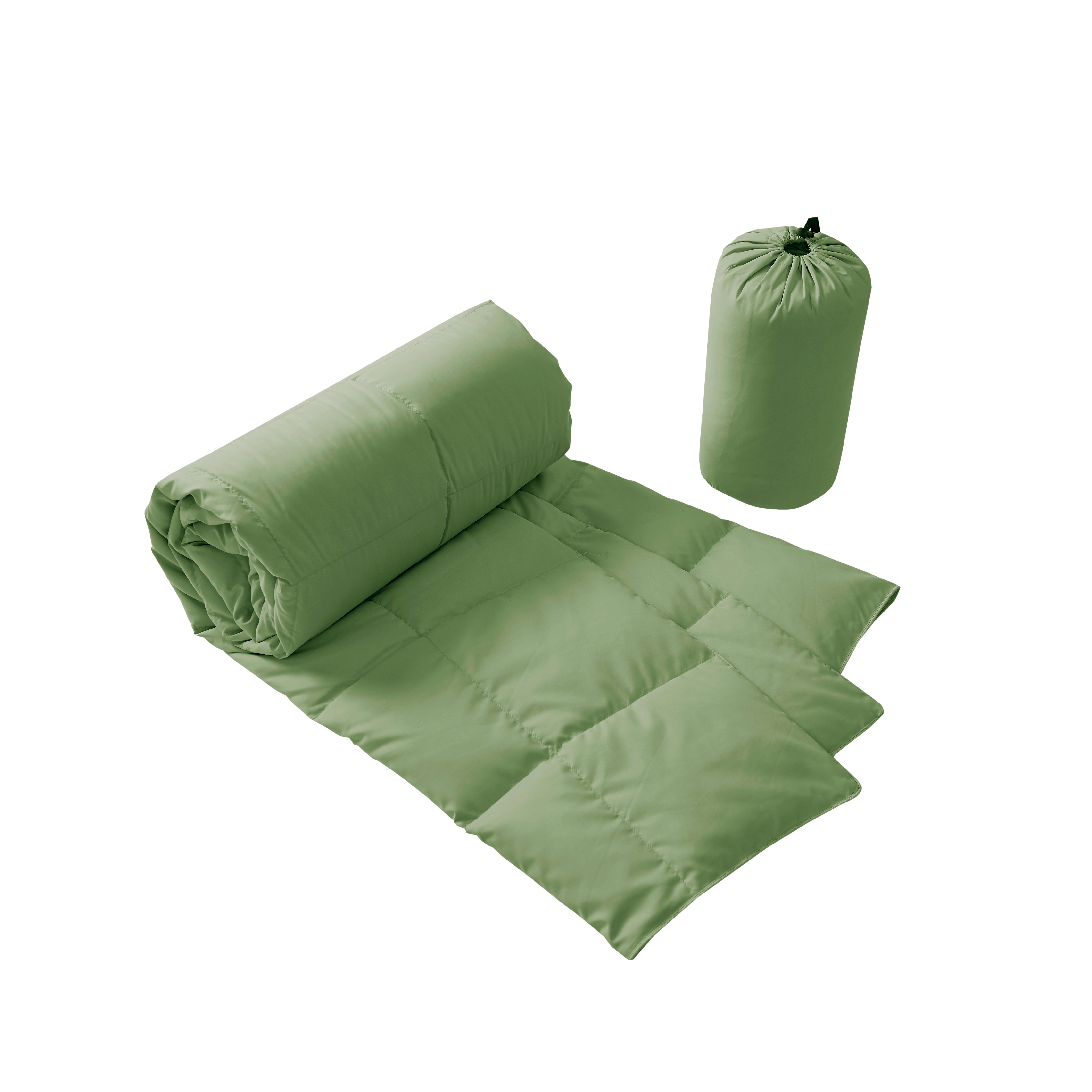  Beautyrest 650 Fill Power Packable Down Throw With Pouch - Brick - Bonton