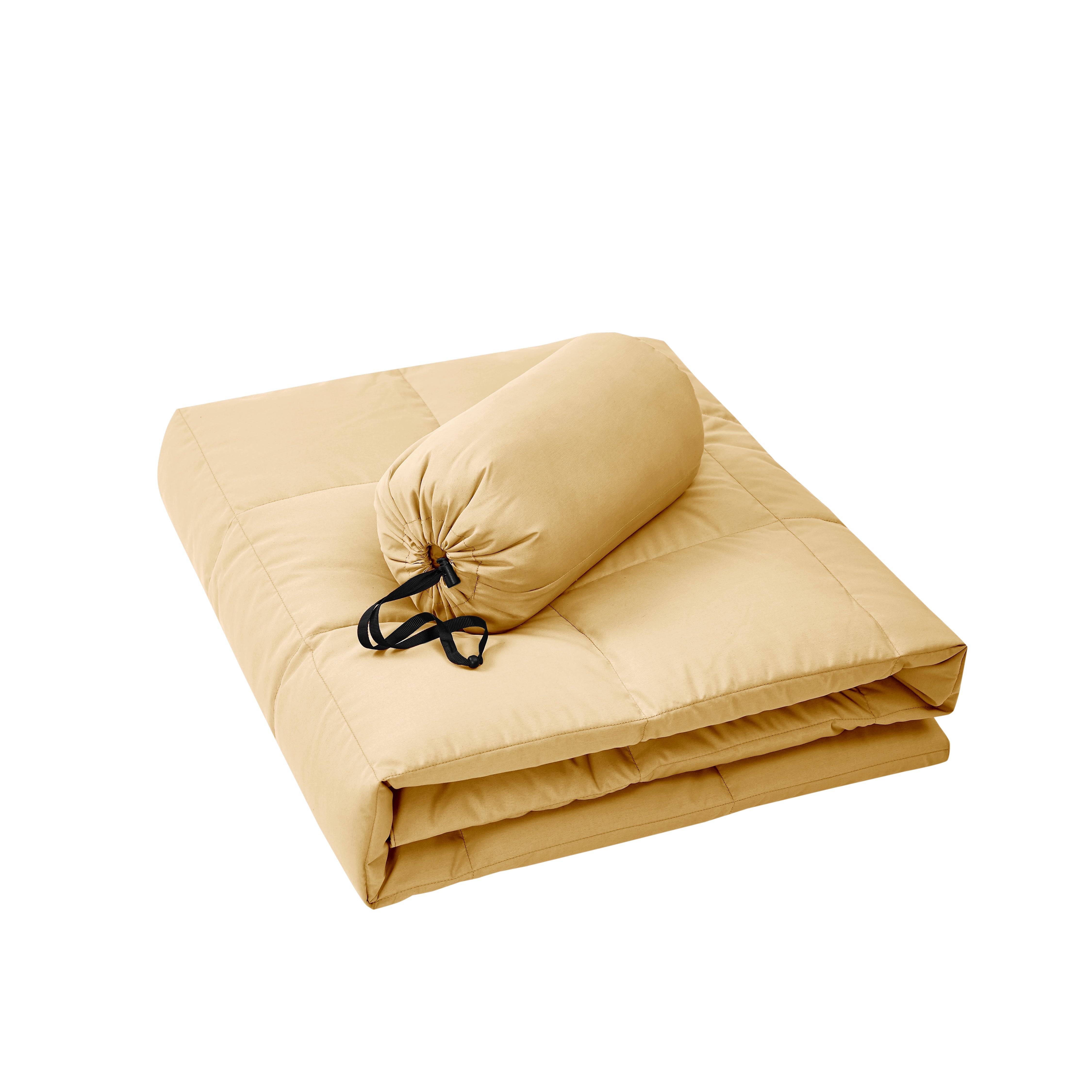  Beautyrest 650 Fill Power Packable Down Throw With Pouch - Ivory - Bonton