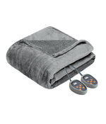 Heated Microlight to Berber Blanket Grey