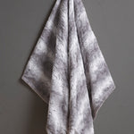 Marselle Oversized Faux Fur Heated Throw Grey