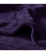 Heated Microlight to Berber Blanket Purple
