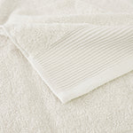 Nuage Cotton Tencel Blend Antimicrobial 6 Piece Towel Set Ivory