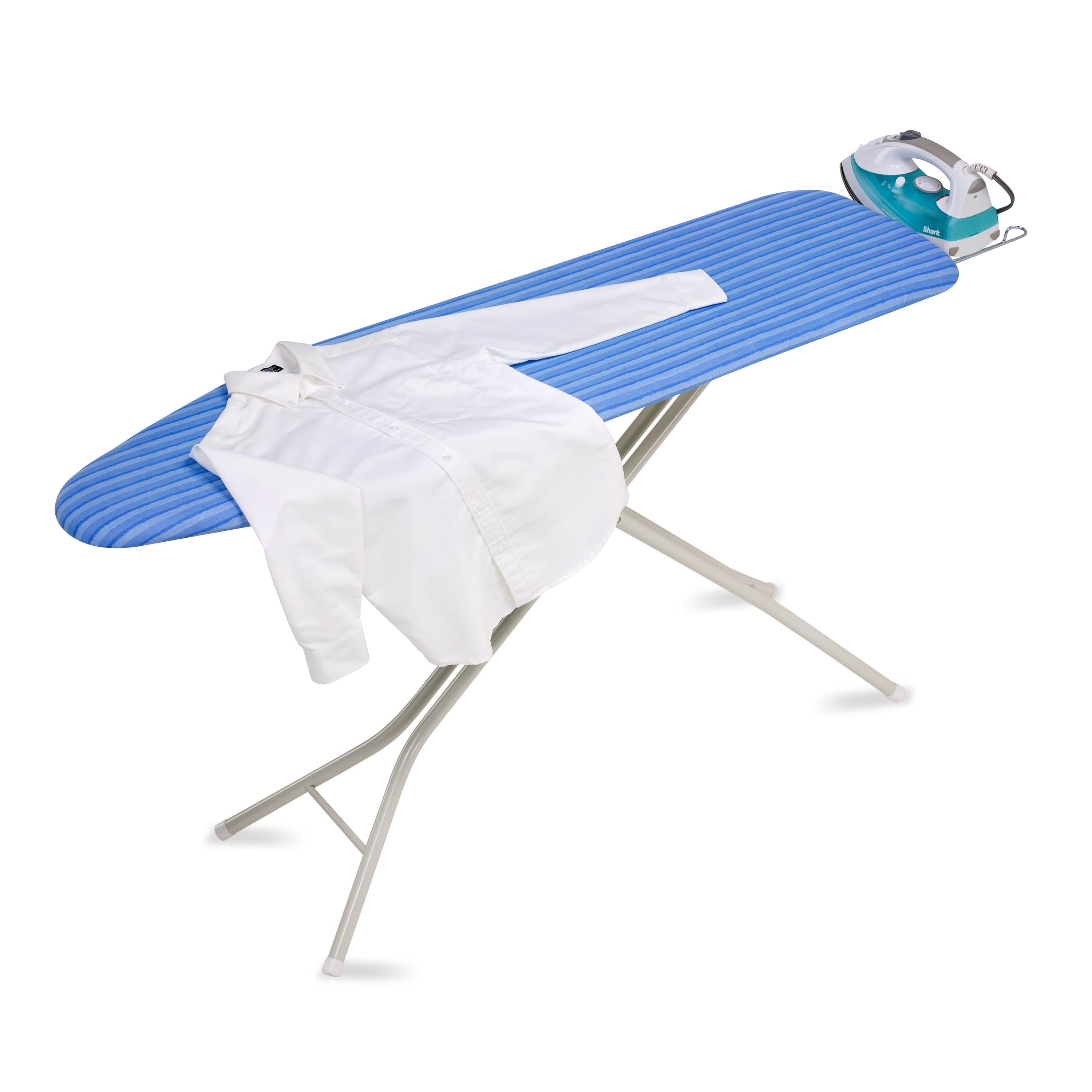  Honey-Can-Do Ironing Board with Retractable rest - Blue - Bonton