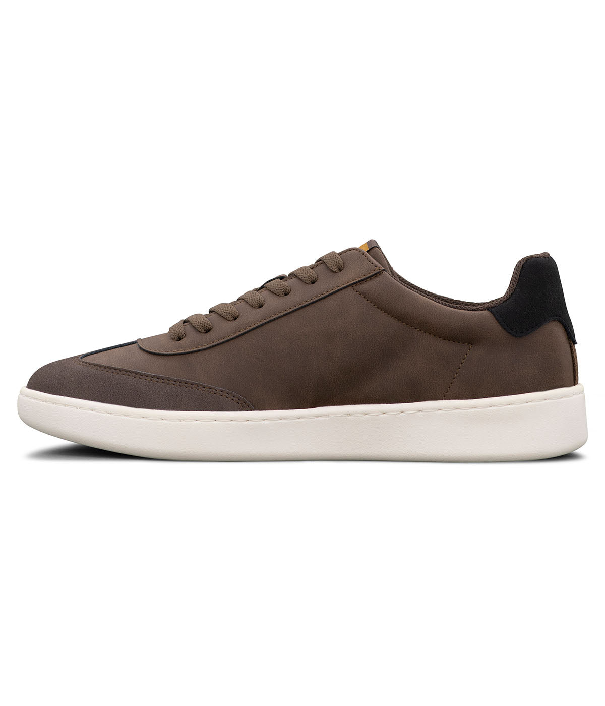  Ben Sherman Glasgow T Toe Lace Up Sneaker - Coffee Black - Bonton