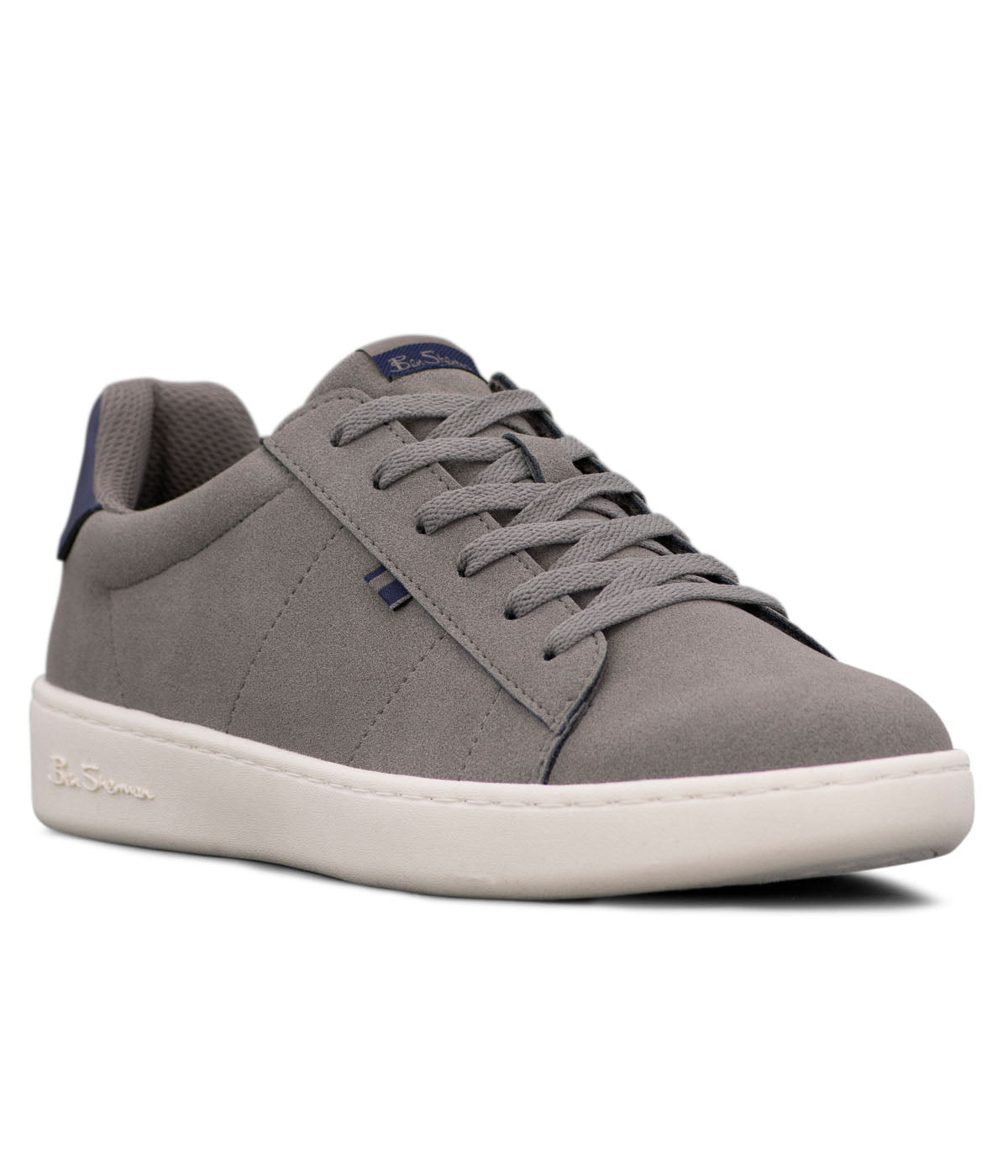  Ben Sherman Hampton Plain Toe Lace Up Sneaker - Charcoal Navy - Bonton