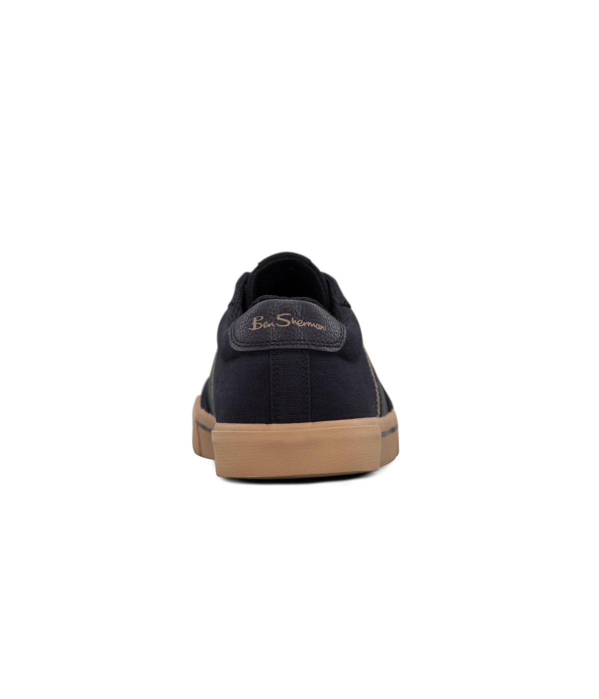  Ben Sherman Hawthorn Lace Up Canvas Sneaker - Black Toasted Coconut - Bonton