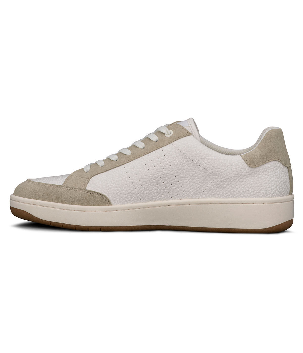  Ben Sherman Martin Vintage Court Lace Up Sneaker - White Alabaster - Bonton