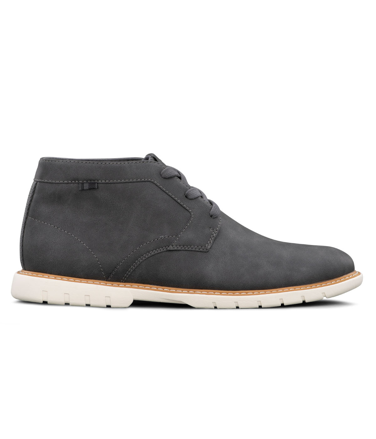  Ben Sherman Whitby Lace Up Plain Toe Chukka - Dark Grey - Bonton