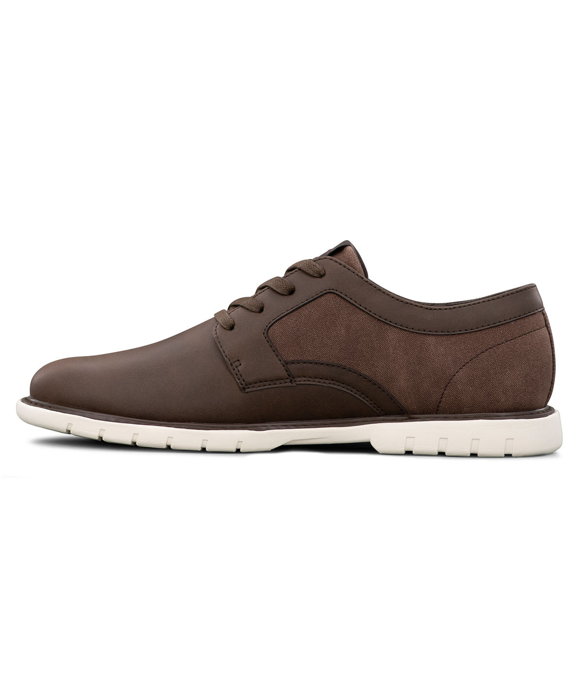  Ben Sherman Windsor Lace Up Plain Toe Oxford - Dark Brown - Bonton