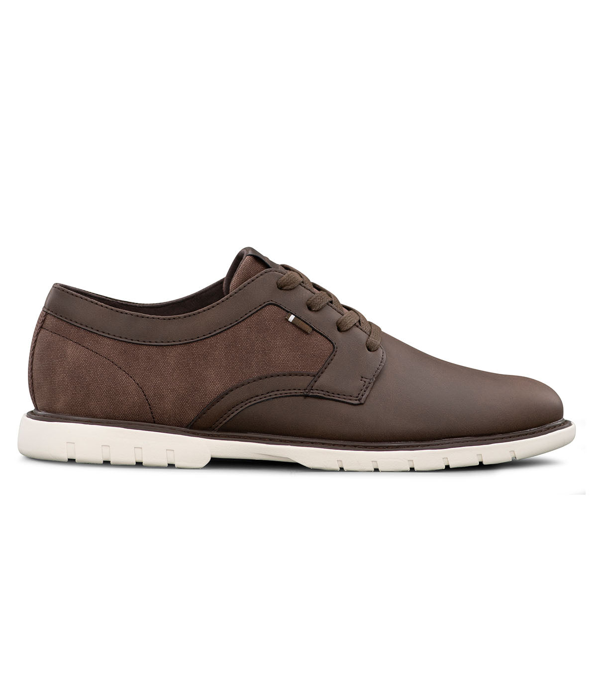  Ben Sherman Windsor Lace Up Plain Toe Oxford - Dark Brown - Bonton