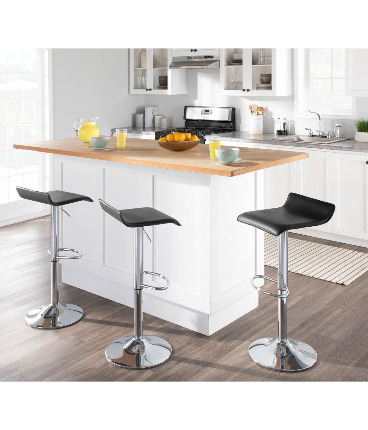 Ale Barstool - Set of 2 Black