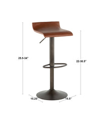 Ale Barstool - Set of 2 Black