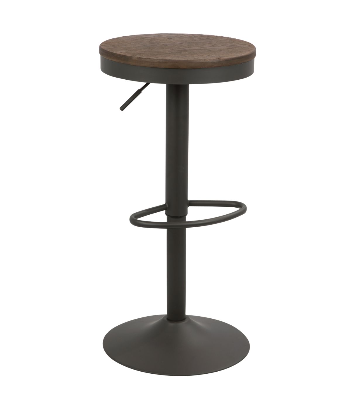  LumiSource Dakota Barstool - Set of 2 Grey & Brown - Grey & Brown - Bonton