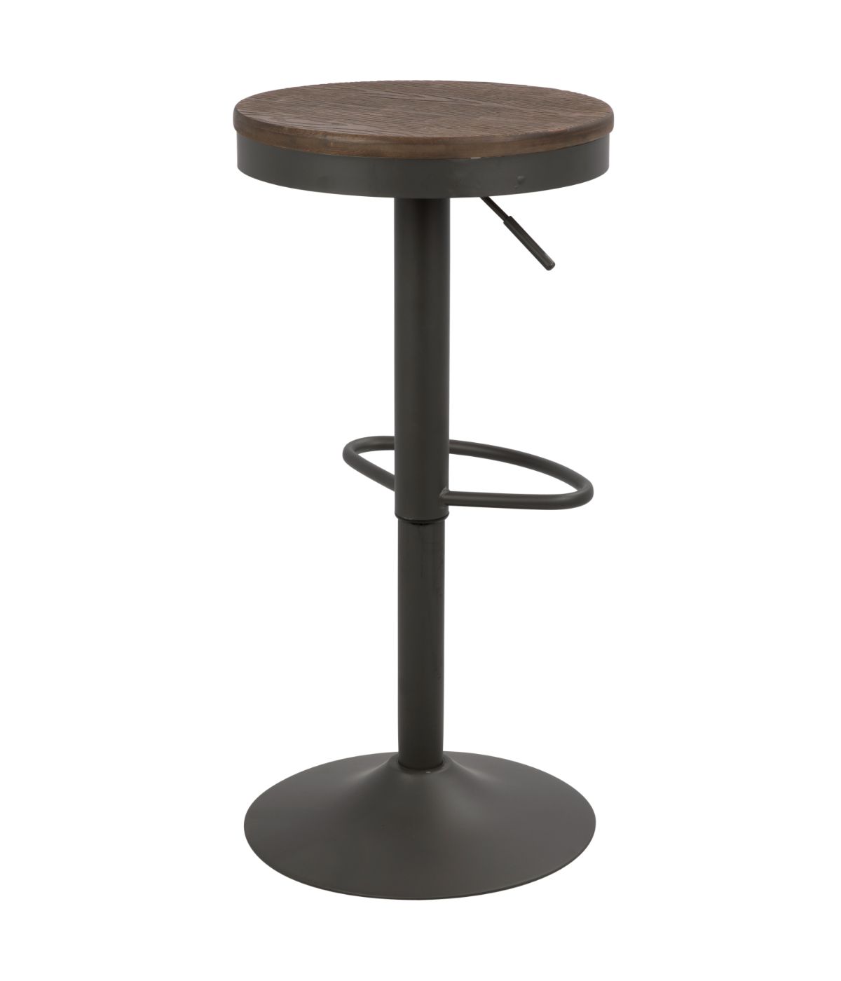  LumiSource Dakota Barstool - Set of 2 Grey & Brown - Grey & Brown - Bonton