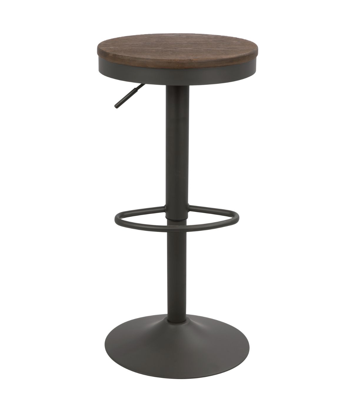  LumiSource Dakota Barstool - Set of 2 Grey & Brown - Grey & Brown - Bonton