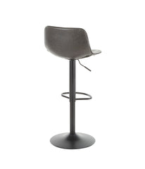 Duke Barstool - Set of 2 Black & Grey